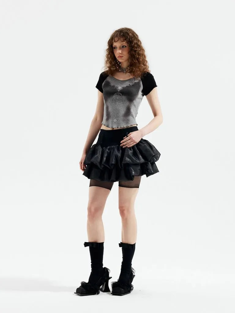 ミスティックムーン・リブTシャツ NOCTONE